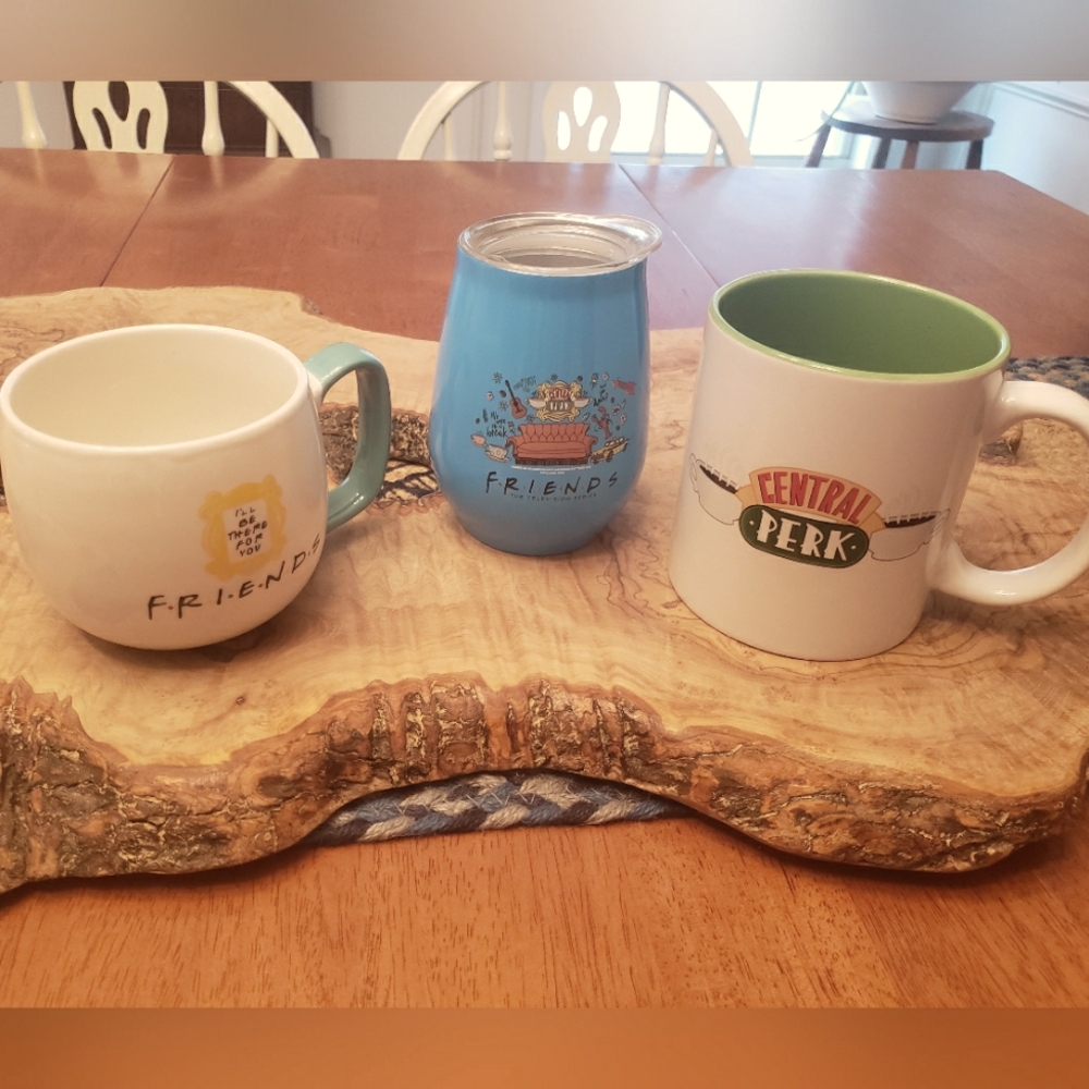 Friends 3pc Tumbler & Mug Set Stainless with Lid Cup Lot